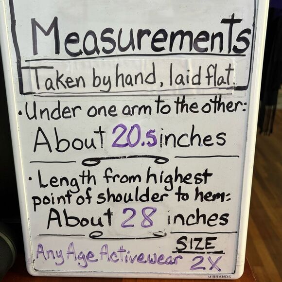 Any Age Activewear 2X black anti muffin top tank with wide sweep - Picture 6 of 7